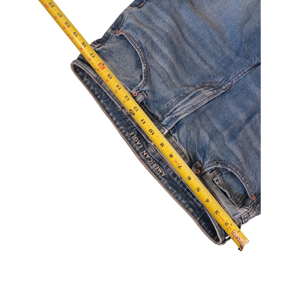 American Eagle Outfitters‎ Women's Jeans Medium Wash Ripped Distressed Size 14 - Picture 4 of 7